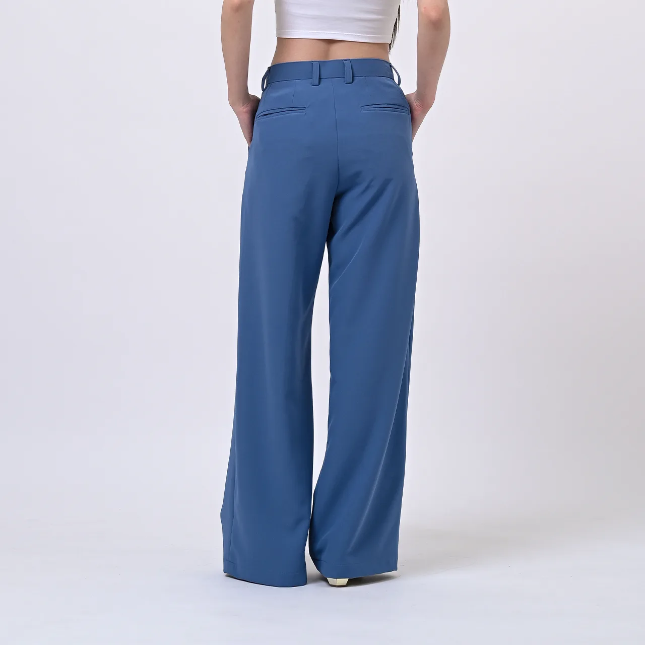 Blue Loose Highwaist City Pant, photo 4 of 6