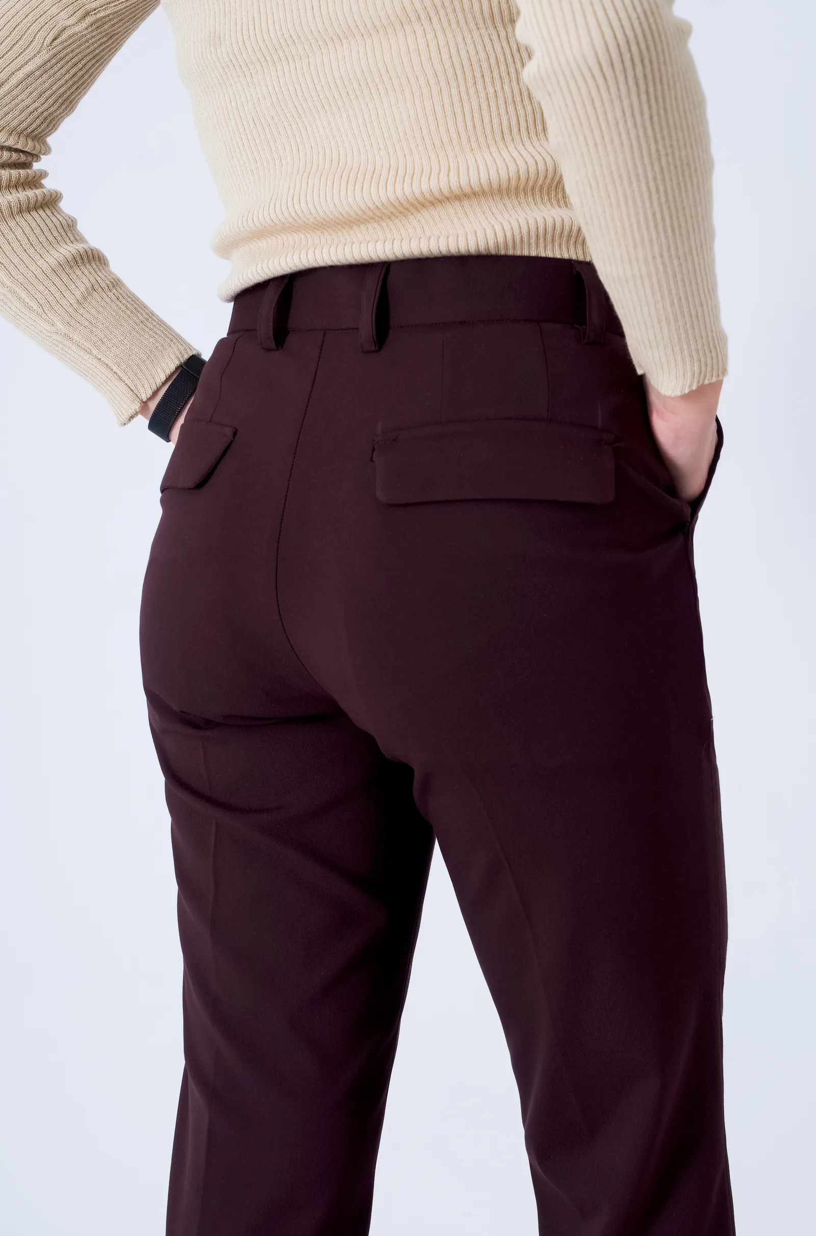 Maroon Daisy Pant, photo 4 of 5