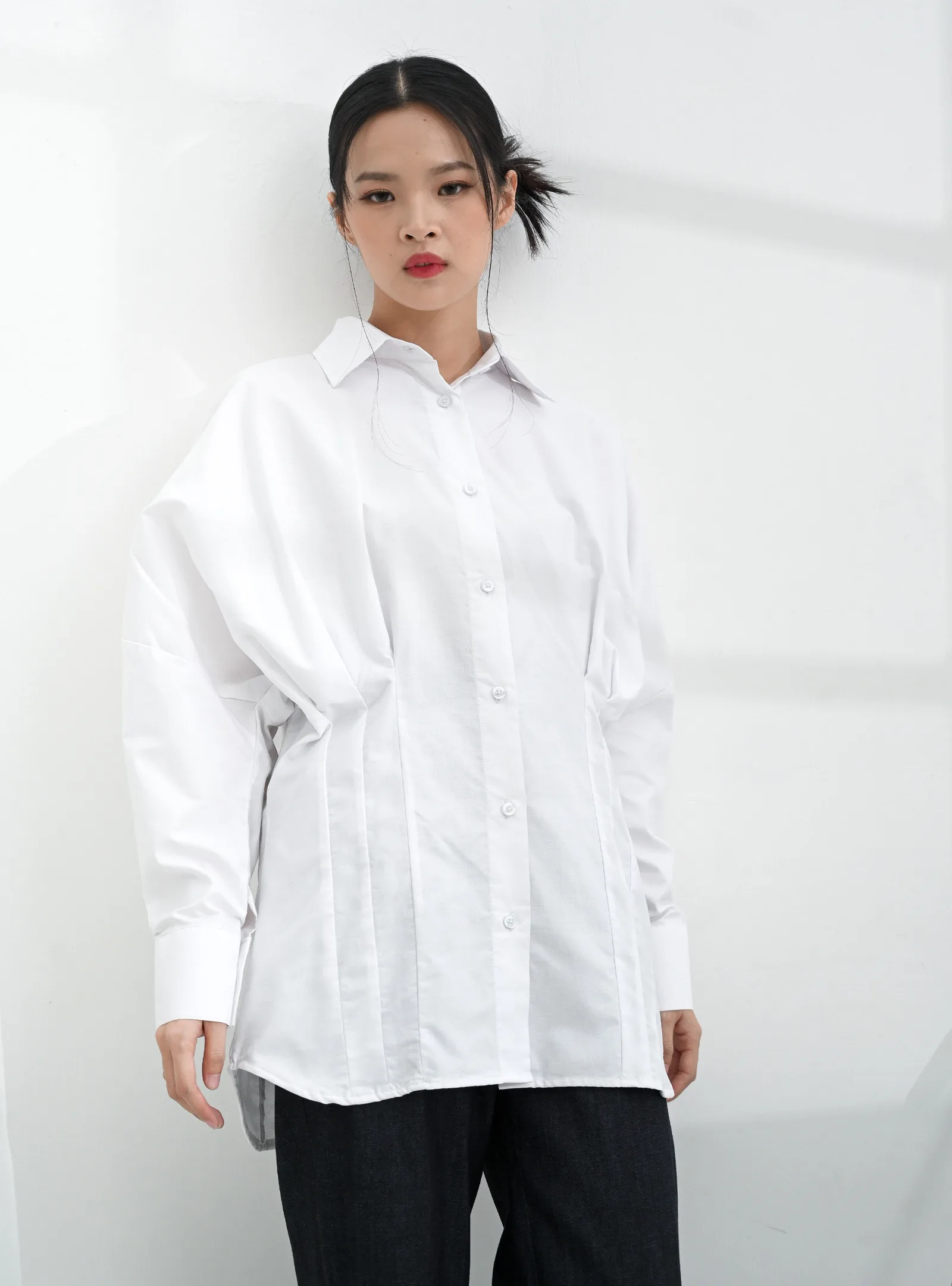 White Amelia Oxford Shirt, photo 3 of 6