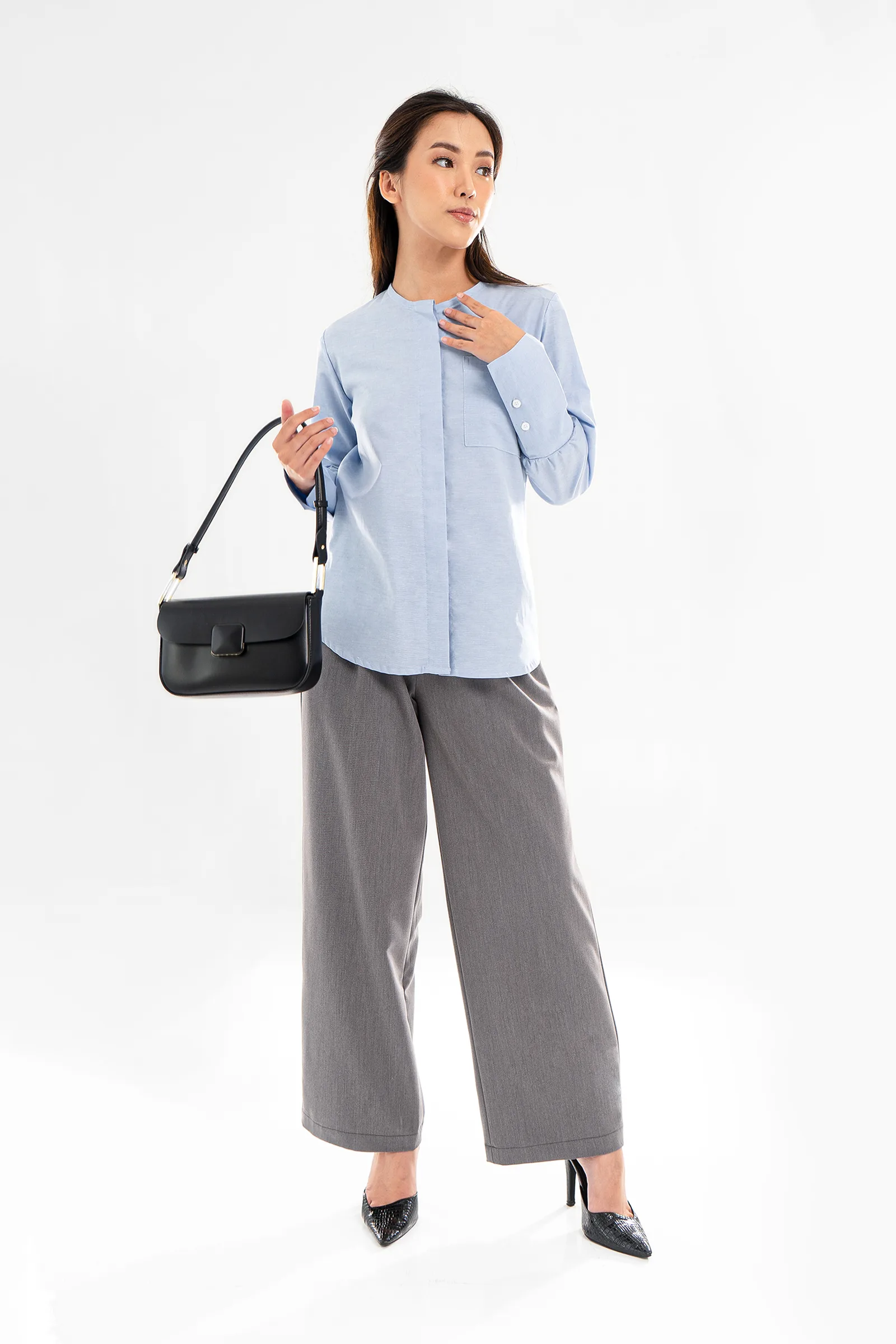 Maya Blue Lynda Oxford Shirt, photo 3 of 5