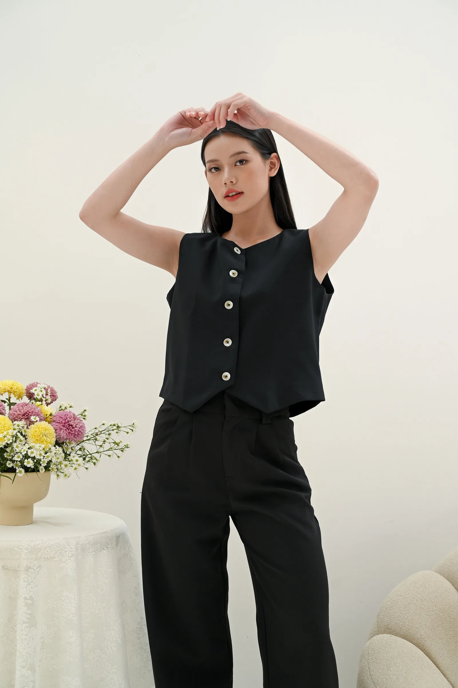 Black Elia Vest, photo 2 of 5