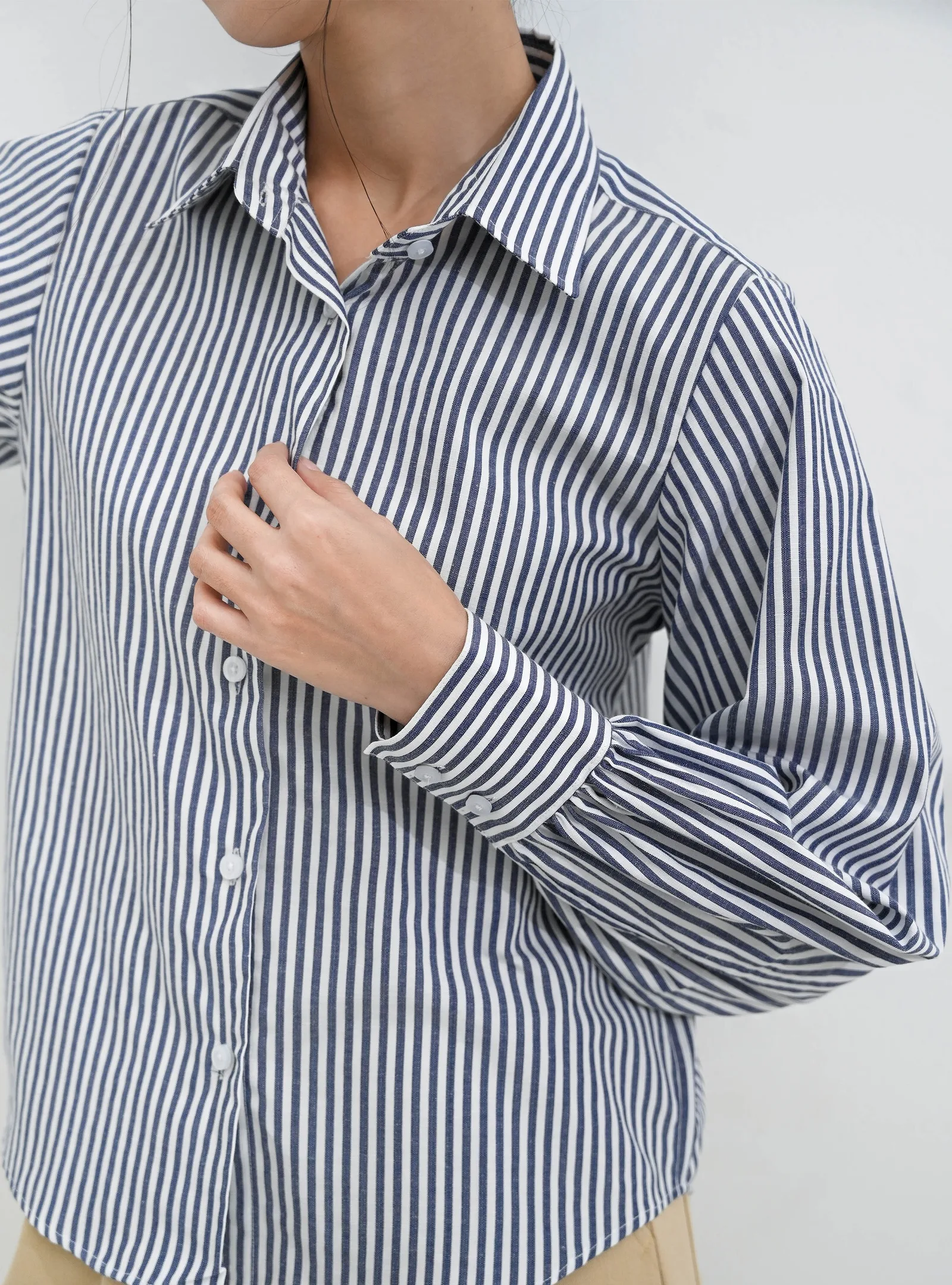 Navy Rose Stripe Shirt, photo 5 of 6