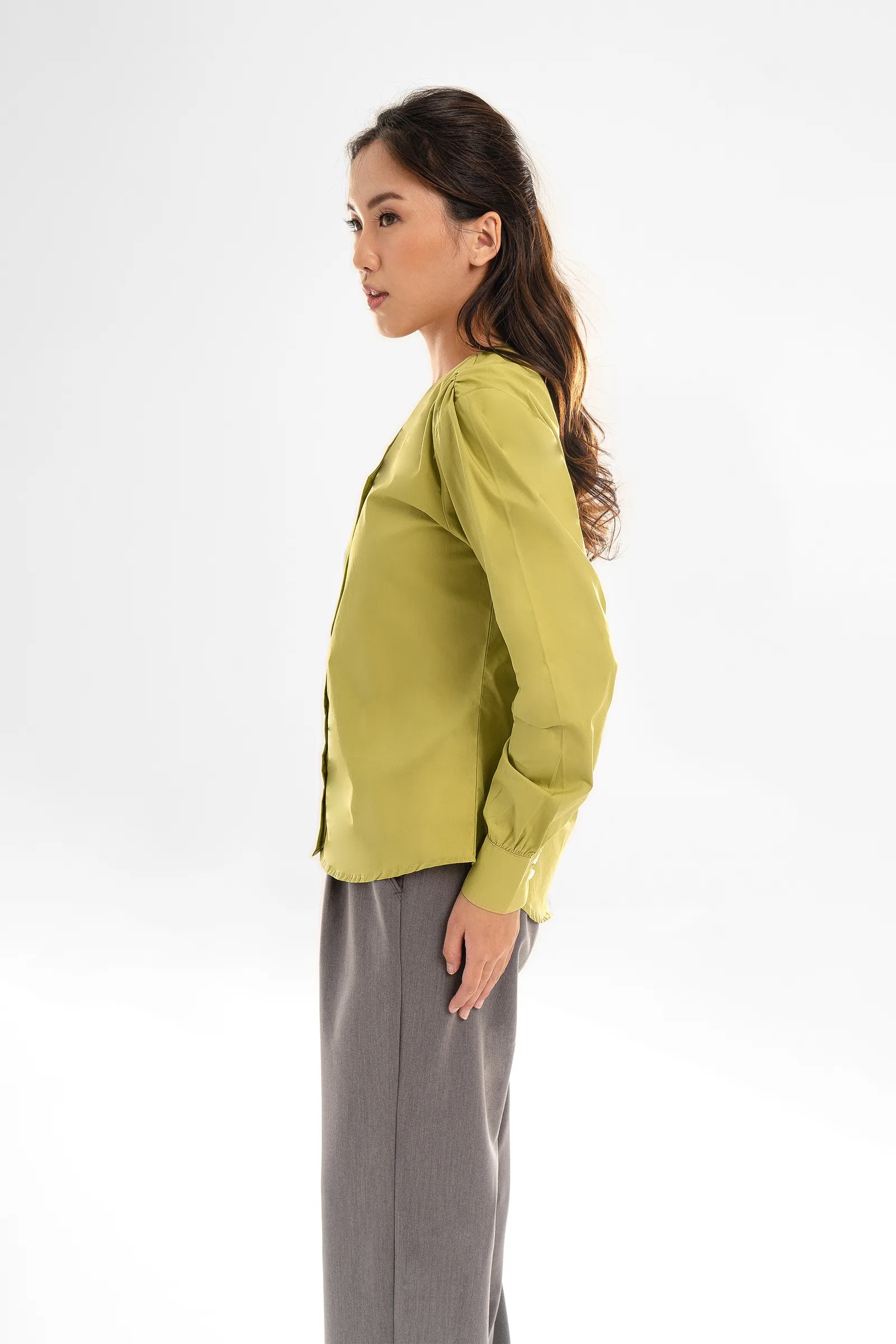 Lime Kiya Poplin Shirt, photo 4 of 5