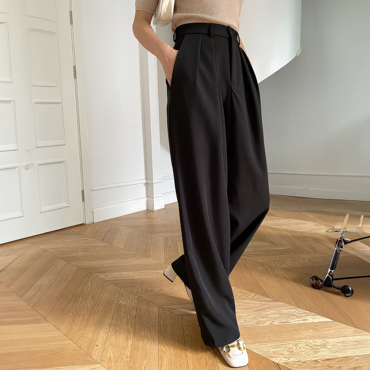 Black Wide Pant, photo 2 of 6