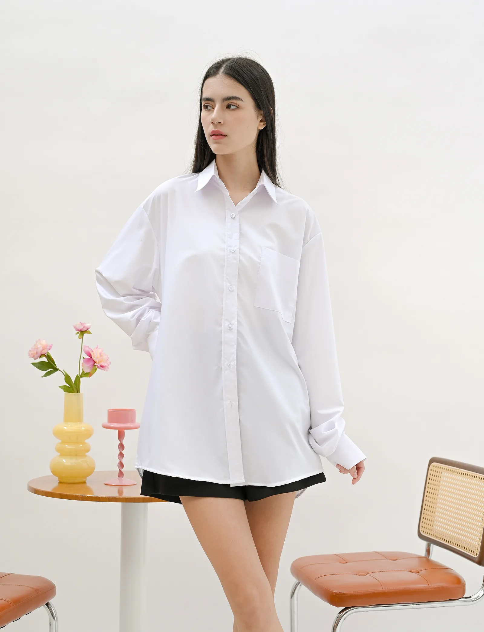 White Allday Over Shirt, photo 4 of 6