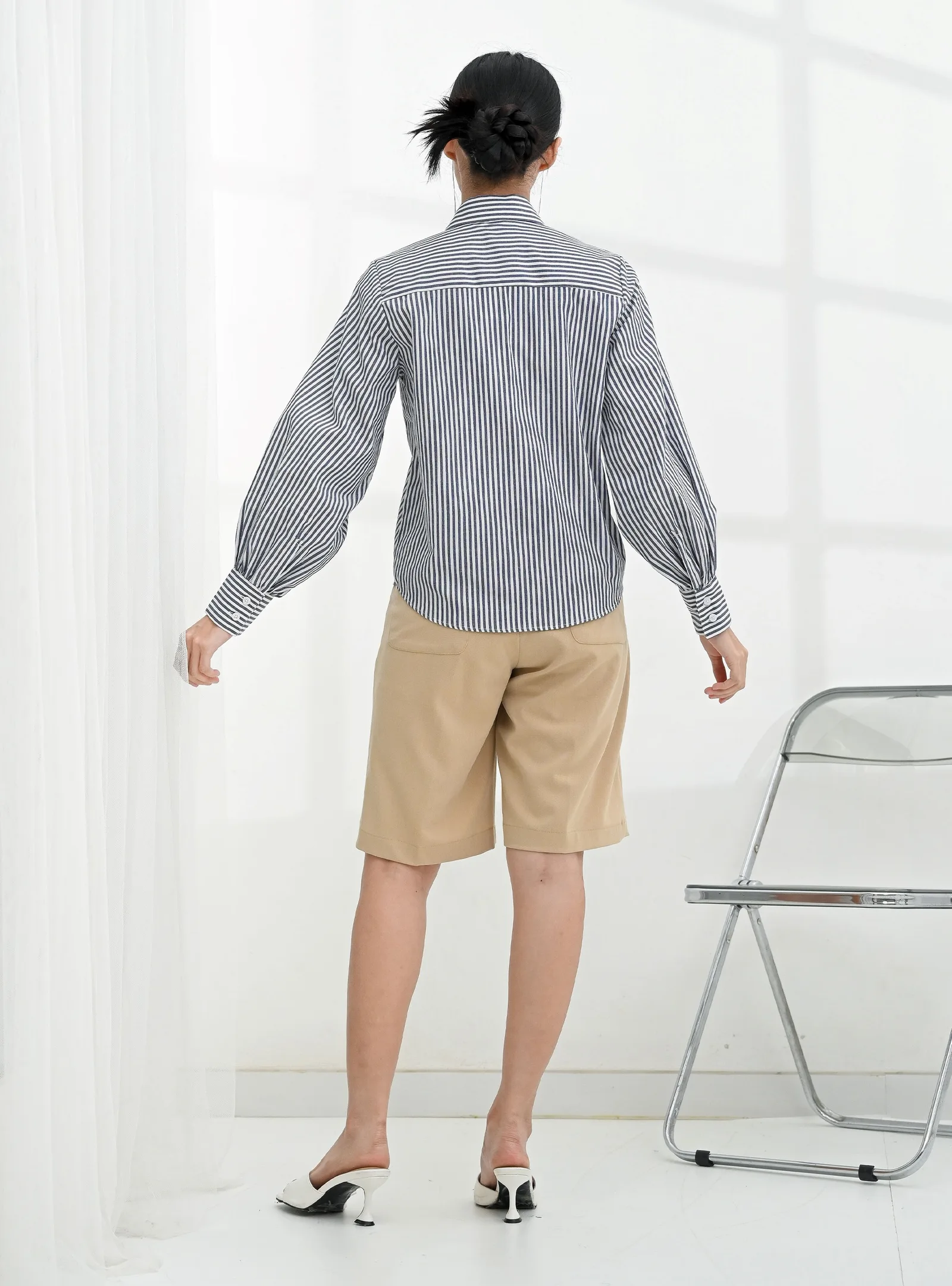 Navy Rose Stripe Shirt, photo 3 of 6
