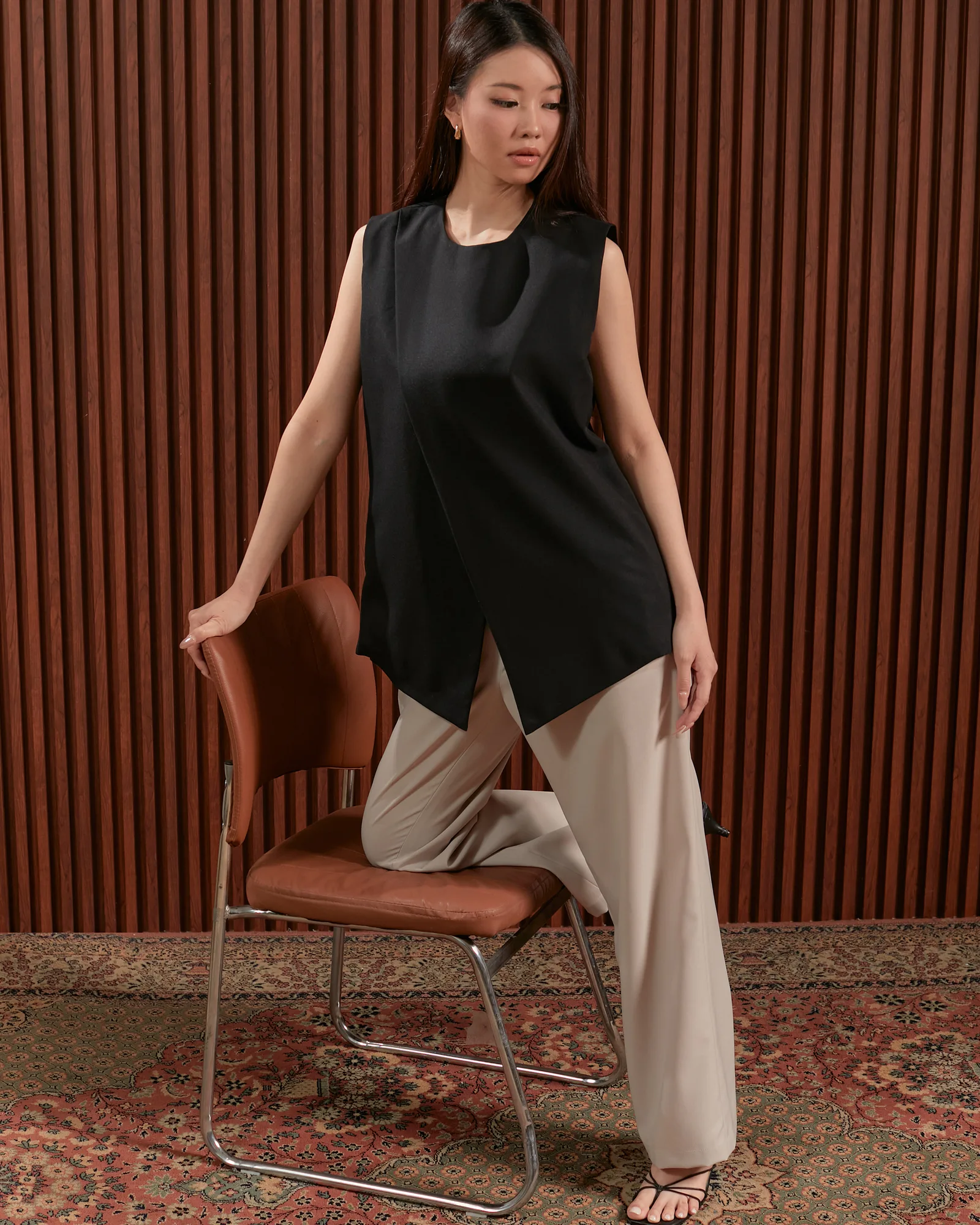 Black Lila Vest, photo 3 of 7