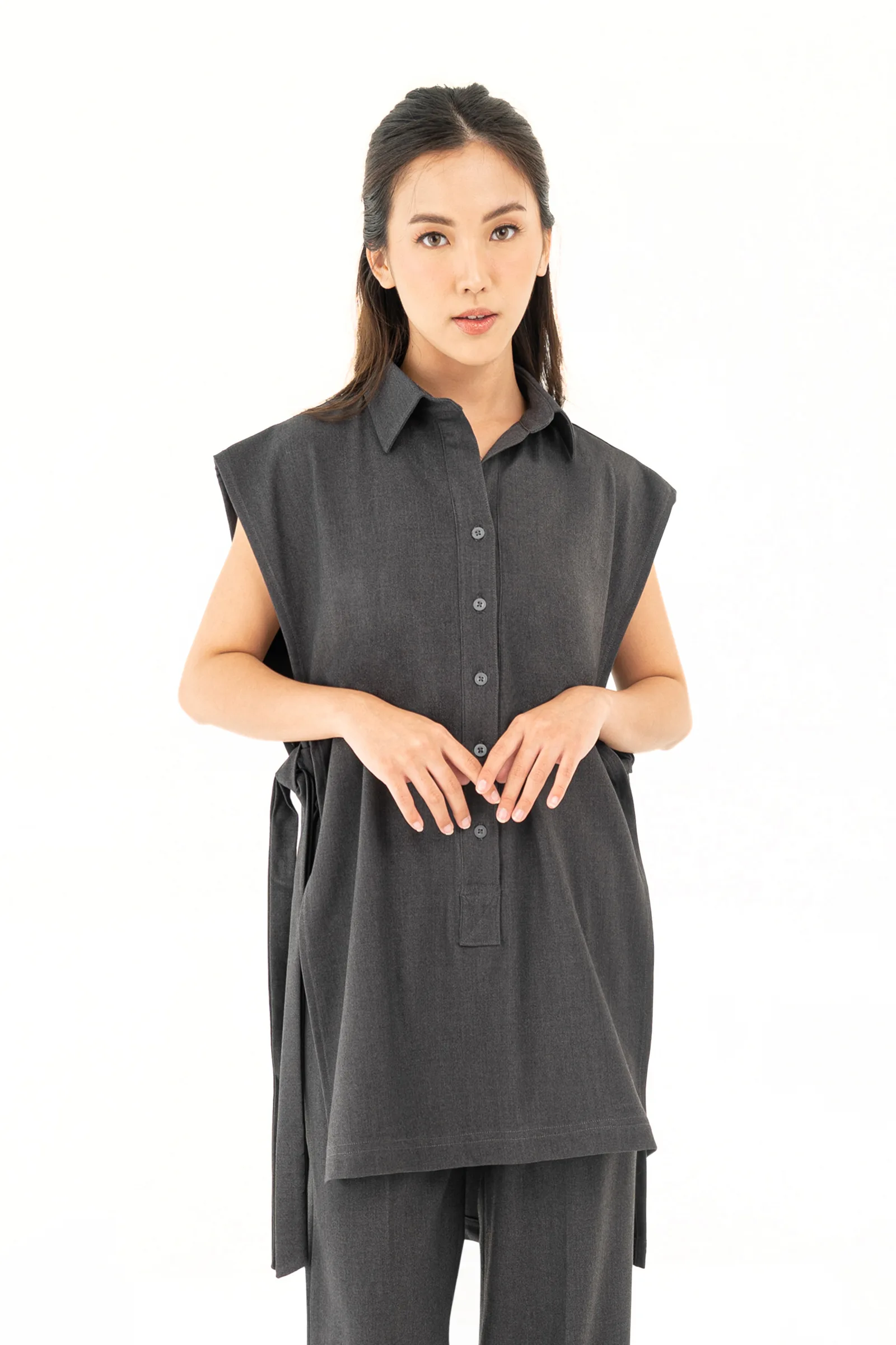 Grey Elona Classic Outer, photo 2 of 4