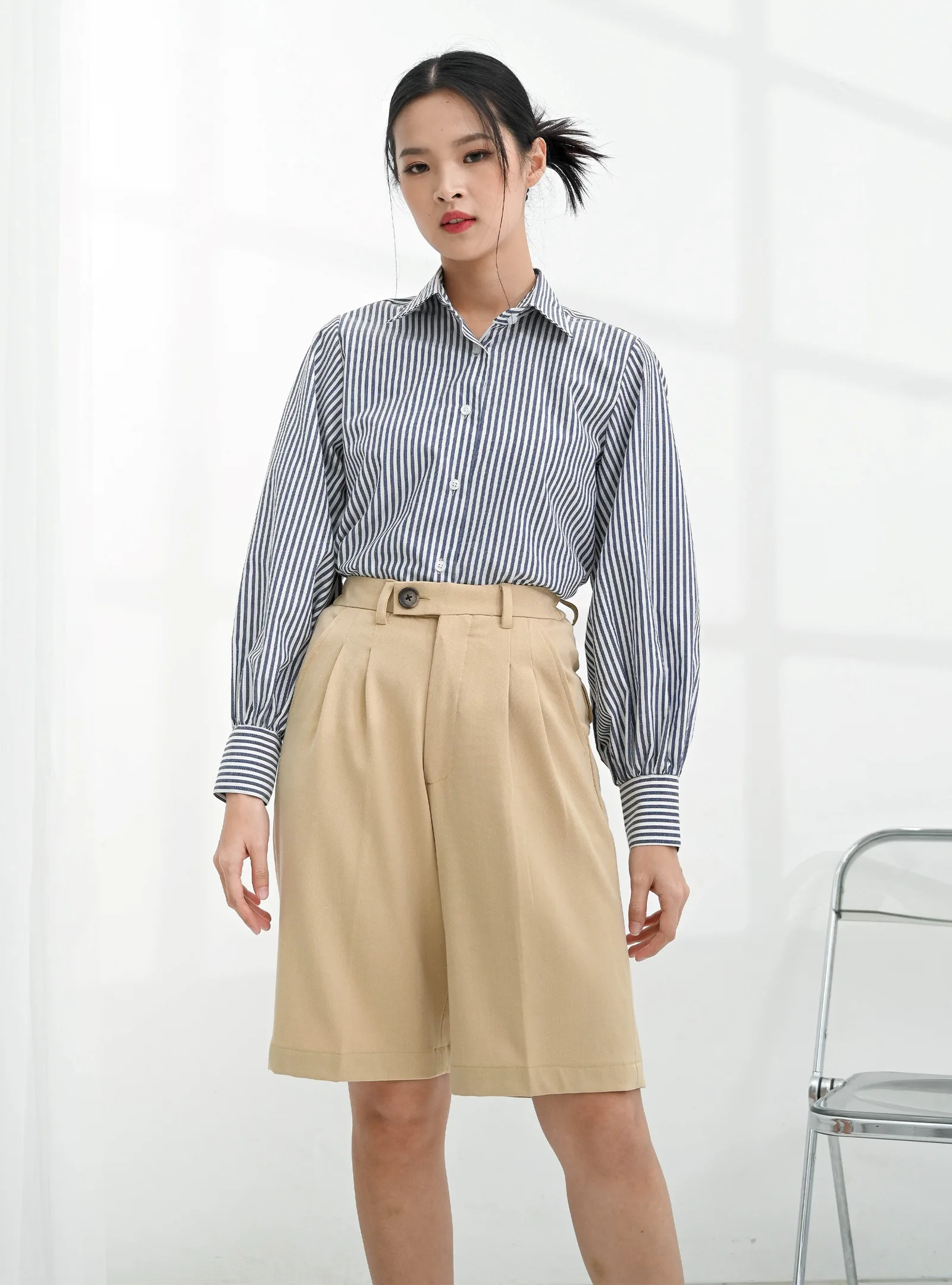 Cream Short Lily Prime Pant, photo 2 of 6