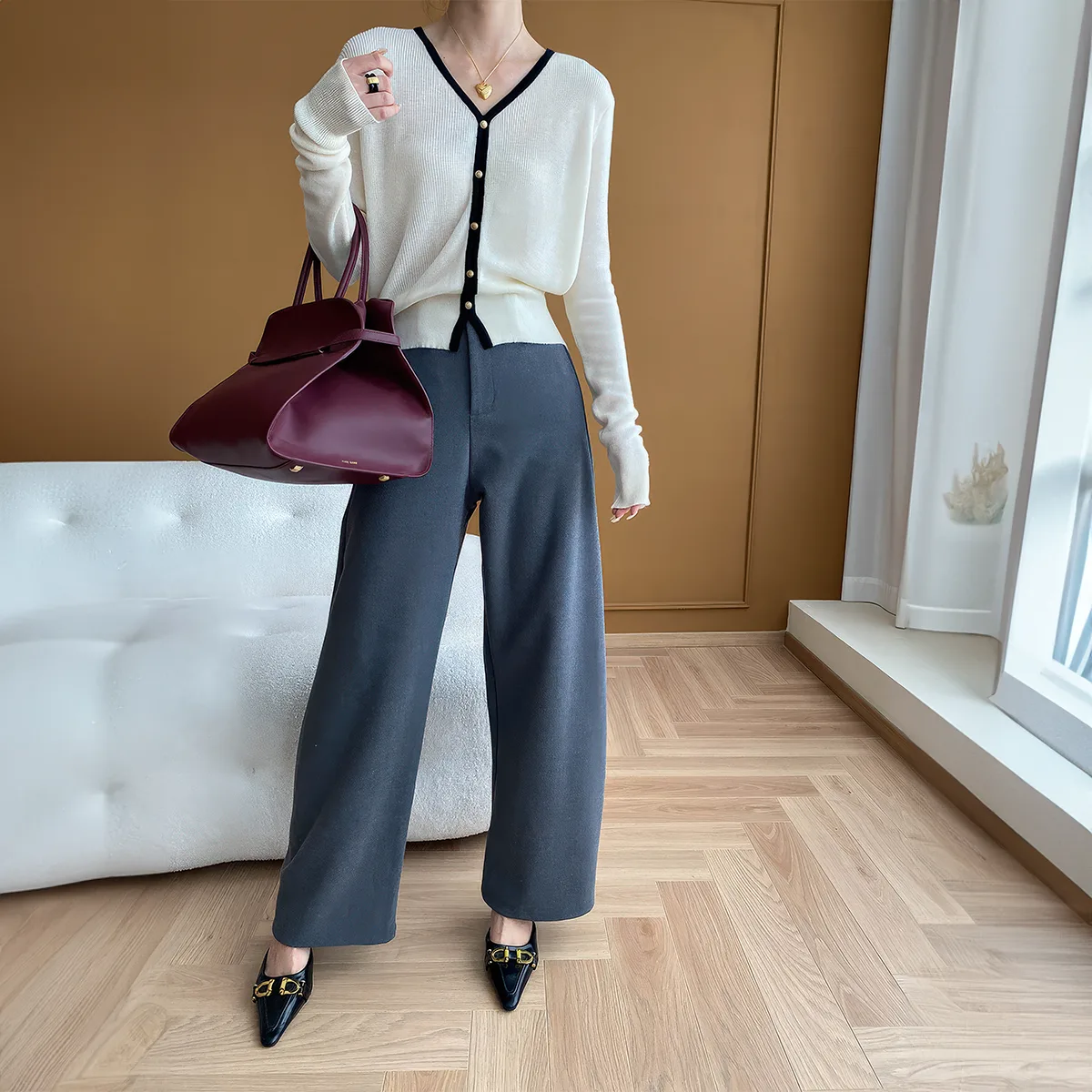 Grey Sonya Pant, photo 3 of 6