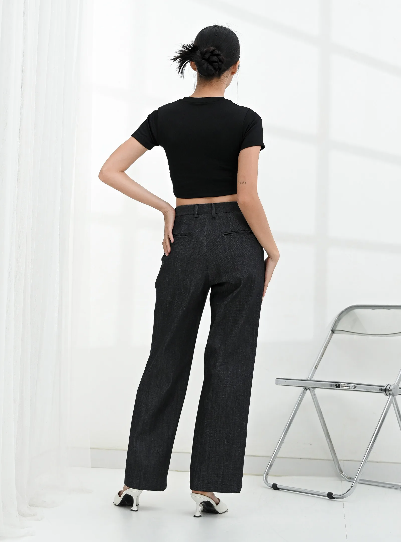 Grey Denim Pant, photo 3 of 6
