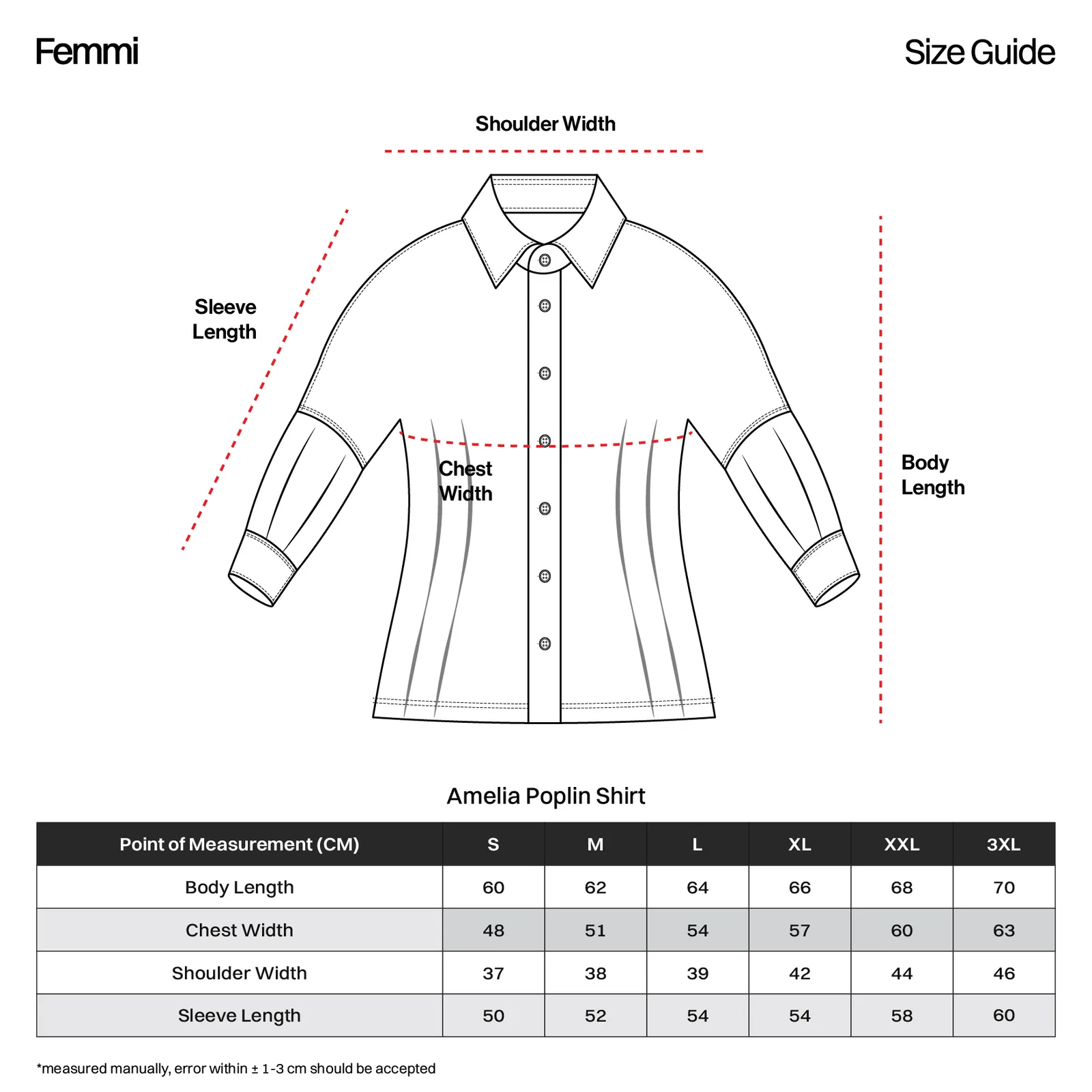 Red Amelia Poplin Shirt, photo 5 of 5