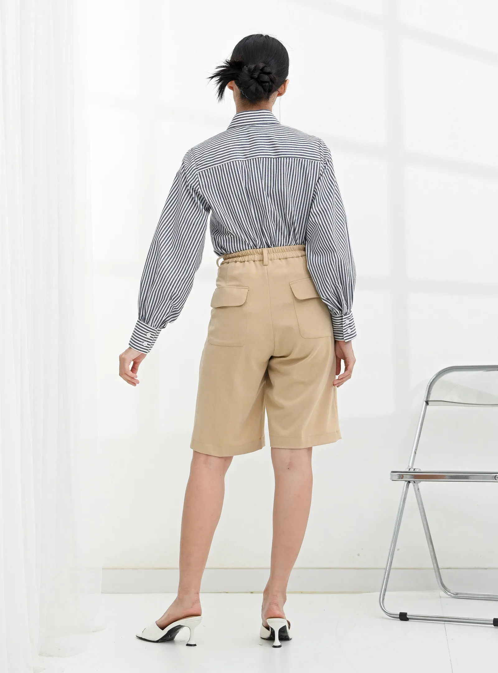 Cream Short Lily Prime Pant, photo 3 of 6