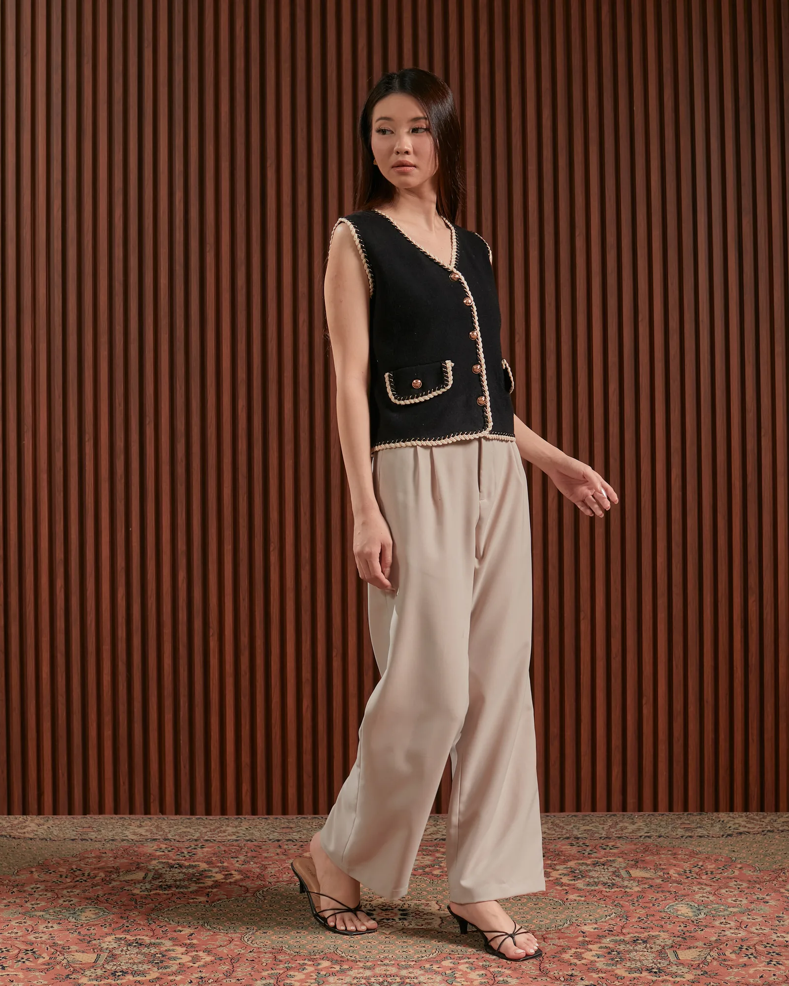 Black Ella Lux Vest, photo 4 of 7