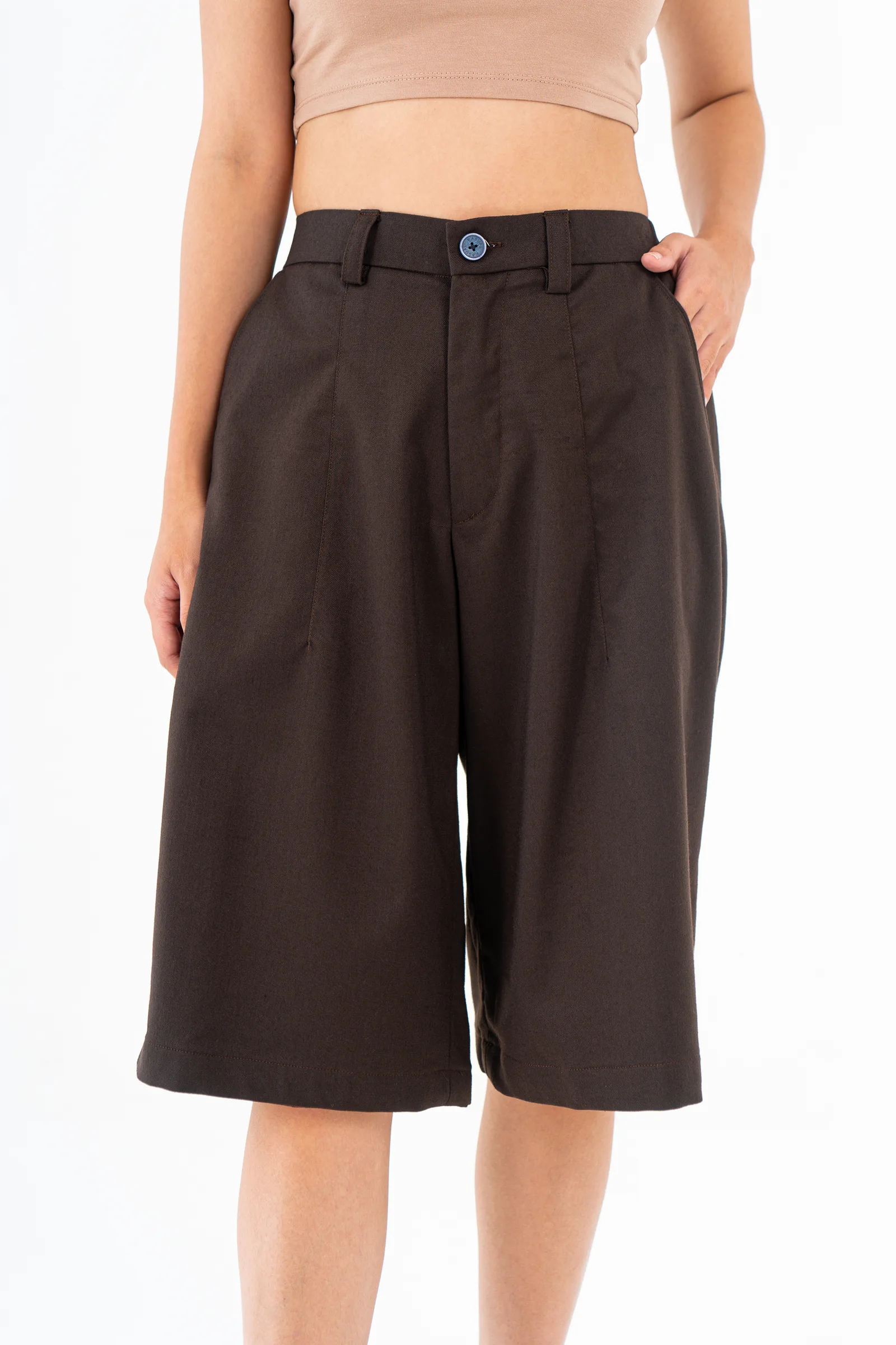 Brown Short Ivy Classic Pant, photo 4 of 5