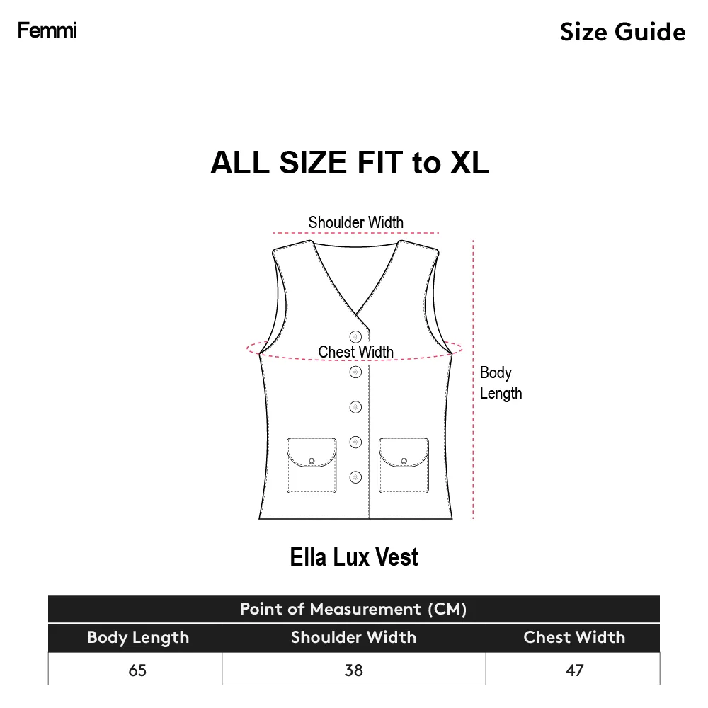 Black Ella Lux Vest, photo 7 of 7