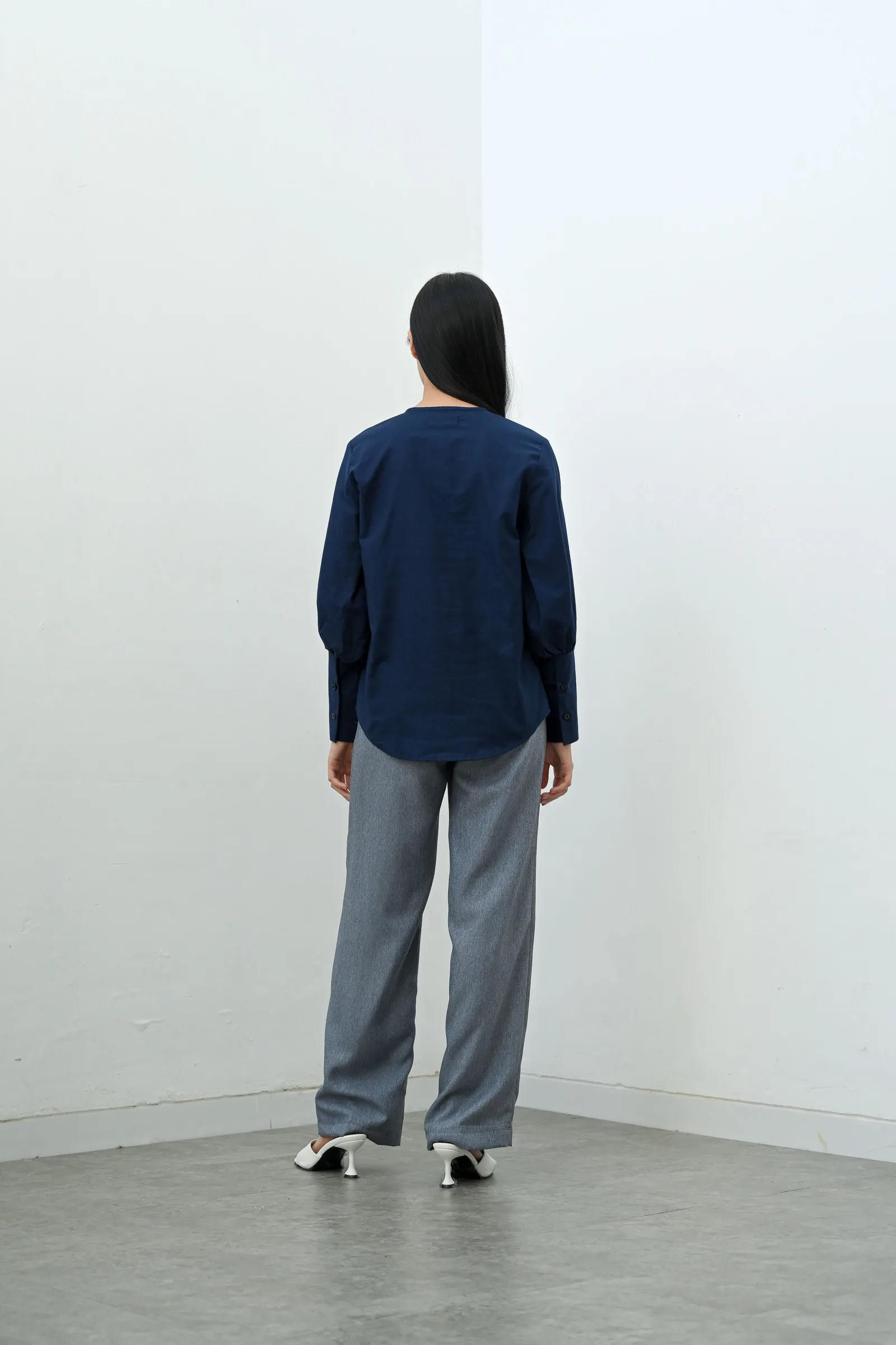 Navy Lynda Oxford Shirt, photo 5 of 6
